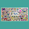 Positive Affirmations Coloring Tablecloth