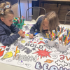 Positive Affirmations Coloring Tablecloth