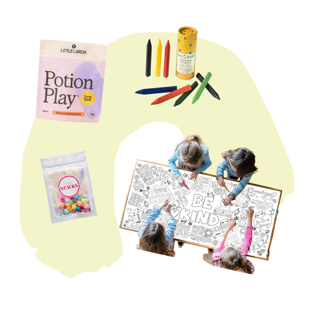 BFF Club screen-free activities for friends, family, and siblings to play together. Best for children age 3-8+