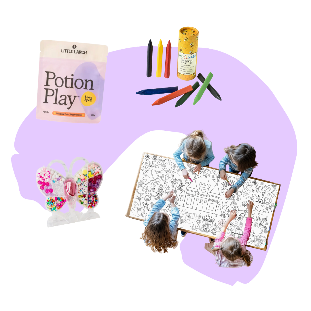 Princess themed screen-free activities for children age 1-8+
