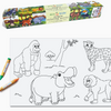 Jungle Coloring Scroll