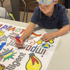 Positive Affirmations Coloring Tablecloth
