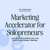 Solopreneur Guide to Marketing Strategy - On Demand Course