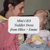 Mini CEO Toddler Dress