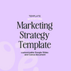 Our marketing strategy template is a great foundation for any solopreneur looking for marketing direction to grow their business.